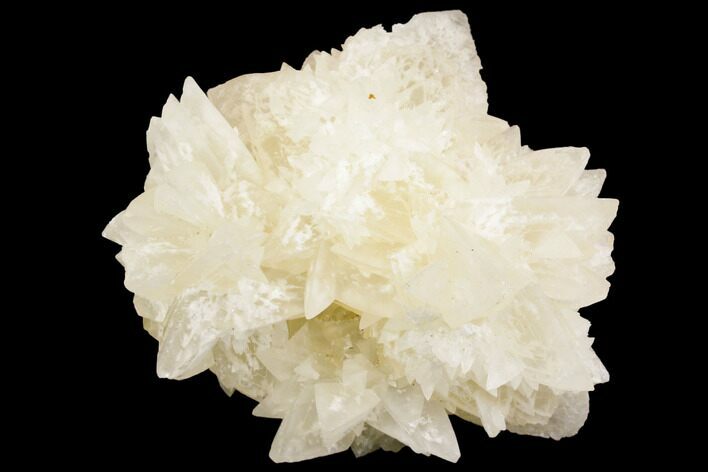 Fluorescent Calcite Crystal Cluster on Barite - Morocco #141022